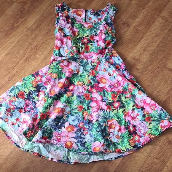 Sandro Ferrone Floral Dress Size 46 (US 10/12) - Picture 1 of 6